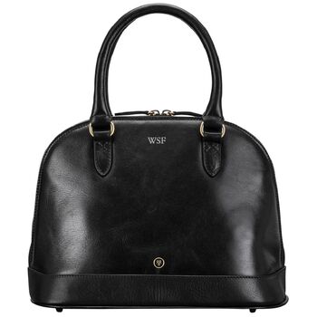 Personalised Ladies Genuine Leather Handbag 'Rosa', 4 of 12