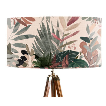Bright Tropics One Abstract Jungle Tropical Lampshade, 6 of 10