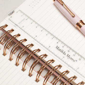 2026 Diary Matilda Myres A5 Day A Page Wiro Personalised, 8 of 12