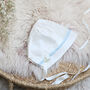 Silk Christening Bonnet, thumbnail 5 of 5