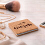 No Place Like Wales 'Gwych' Cork Compact Mirror | Gift Boxed | Travel Friendly | Handbag Accessory, thumbnail 1 of 2