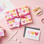 Pink Heart Wrapping Paper Set, thumbnail 3 of 6