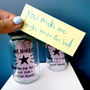 Personalised Thank You Teacher Message Jar, thumbnail 2 of 5