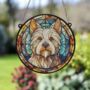 West Highland Terrier Stained Glass Effect Suncatcher, thumbnail 2 of 6