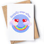 'Happily Ever After' Rainbow Smiley Face Card, thumbnail 2 of 3