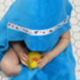 Children's Personalised Hooded Towel | Up To 13yrs, thumbnail 11 of 12