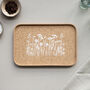 Cork Tray | Flowers, thumbnail 1 of 4