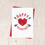 Personalised Love Heart Valentines Card, thumbnail 1 of 3