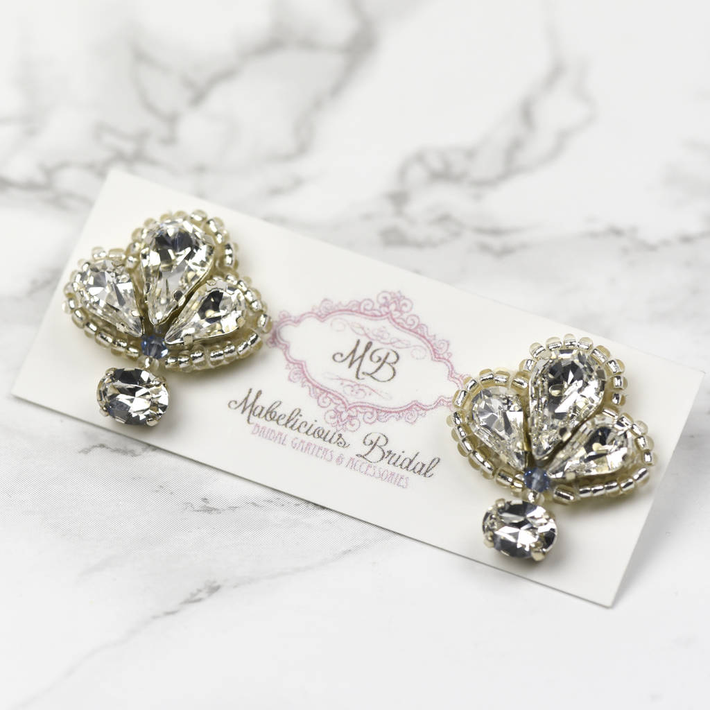 bridal 'mermaid' earrings by mabelicious bridal