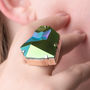 Crystal Statement Ring, thumbnail 4 of 5