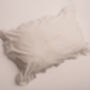 Personalised Embroidered Ruffle Pillow Cover, thumbnail 3 of 9
