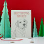 Labrador Christmas Card, thumbnail 1 of 2