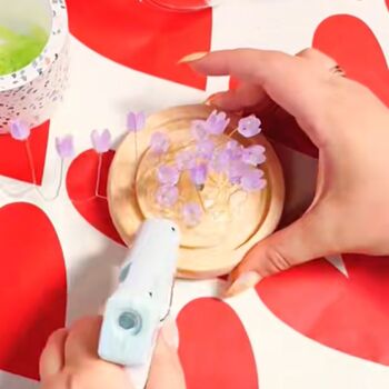 Personalised Faux Tulip LED Light Glass Dome, 5 of 6