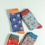 Men’s Christmas Bamboo Socks, thumbnail 4 of 5