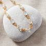 Moonstone 18 K Gold Plated Silver Chain Necklace, thumbnail 1 of 10