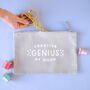 Creative Genius At Work Project Pouch, thumbnail 2 of 6