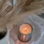 Peony And Blush Suede Wood Wick Candle, thumbnail 5 of 7