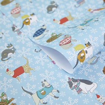 Christmas Cats Wrapping Paper, 2 of 2