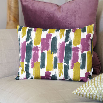 Lucia Feather Cushion, Abstract Pattern Cushion, 2 of 2