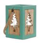 Scandi Home Pine Tree Candle Lantern, thumbnail 2 of 5