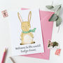 Personalised New Baby Rabbit Card, thumbnail 3 of 6
