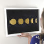 Personalised Names Moon Phases Papercut, thumbnail 2 of 2