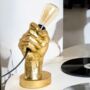 Gold Hand Desk Lamp, thumbnail 2 of 2