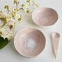 Handmade Pastel Pink Pottery Ring Dish Or Salt Bowl, thumbnail 1 of 9