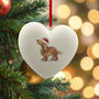Cocker Spaniel Tan Ceramic Bauble, thumbnail 3 of 4