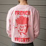 French Frights Men's Slogan Sweatshirt, thumbnail 1 of 9
