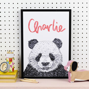 Personalised Panda Print, 2 of 11