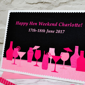 Personalised Hen Night Card, 2 of 3