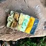 Gift Box Of 6x Luxury Handmade Soaps And Seed Paper, thumbnail 1 of 11