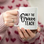 Teacher's Gift Only The Brave Teach Thank You Mug, thumbnail 3 of 10