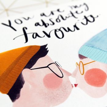 You Are My Absolute Favourite Illustrated Love Card, 3 of 4
