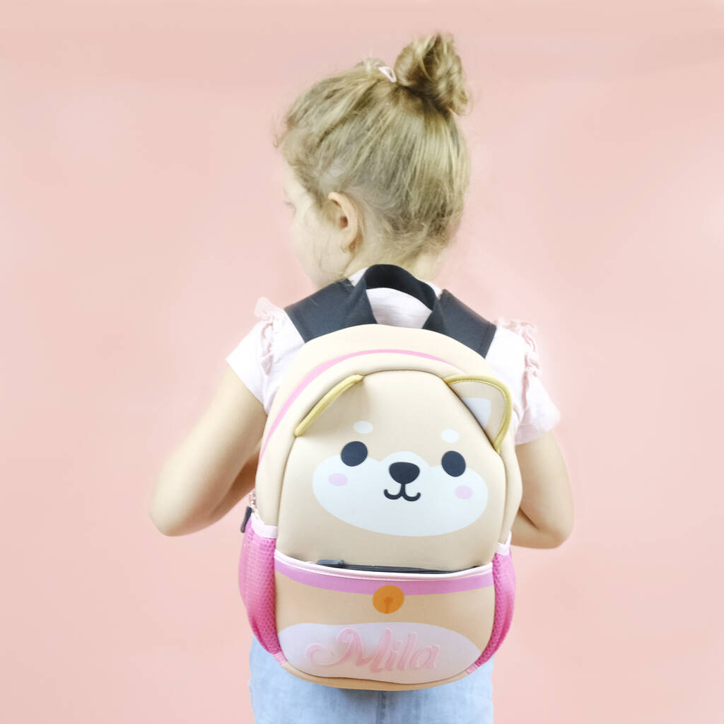Personalised Puppy Kids Backpack By 1st Birthday Gifts