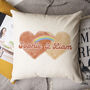 Cloud Hearts Couple Cushion, thumbnail 2 of 3