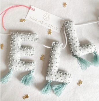 Name Banner For Nursery Decor, 6 of 11