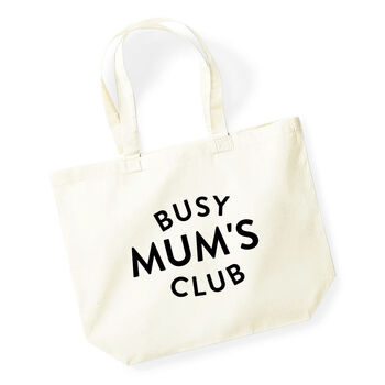 Busy Mama's Club Mum Stuff Tote Bag, 6 of 6