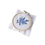 The Beekeeper Blue Flower Design Cross Stitch Kit, thumbnail 4 of 4