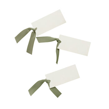 Botanical Party Place Cards With Satin Knot X Eight, 2 of 3
