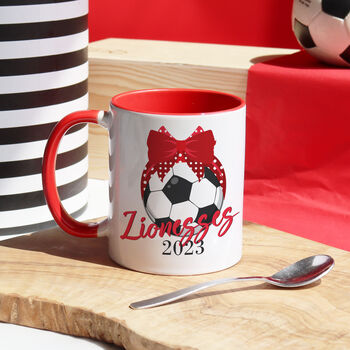 Womens World Cup Lioness Mug, 8 of 8