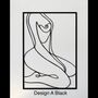 Strike A Pose Line Art Wall Sculptures, Three Colours, thumbnail 7 of 7