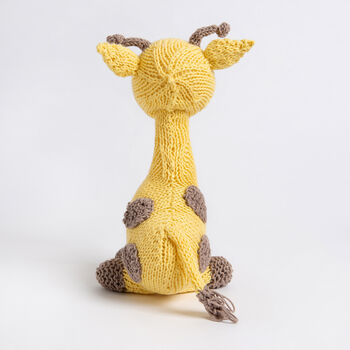 Lottie The Giraffe Easy Cotton Knitting Kit, 4 of 8