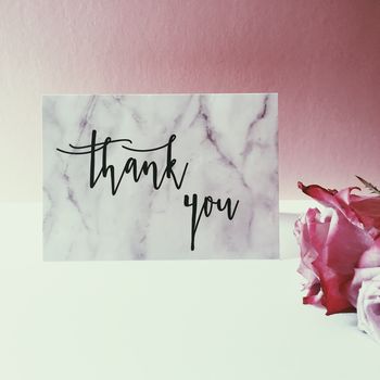 Marble Thank You Card, 2 of 8