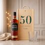 Personalised 50th Birthday Whisky Gift Set With Custom Lid, thumbnail 6 of 11