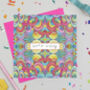 'Rainbow Floral' Mixed Pack Of Ten Birthday Cards, thumbnail 9 of 11