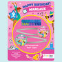Personalised Gymnastic Fantastic Birthday Hair Clips, thumbnail 1 of 3