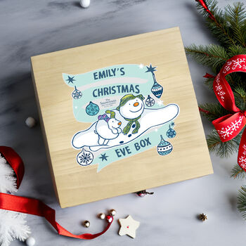 Personalised The Snowman And The Snowdog Large Box, 3 of 4