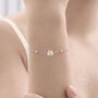 Aurora Crystal Star Bracelet In Sterling Silver, thumbnail 2 of 9